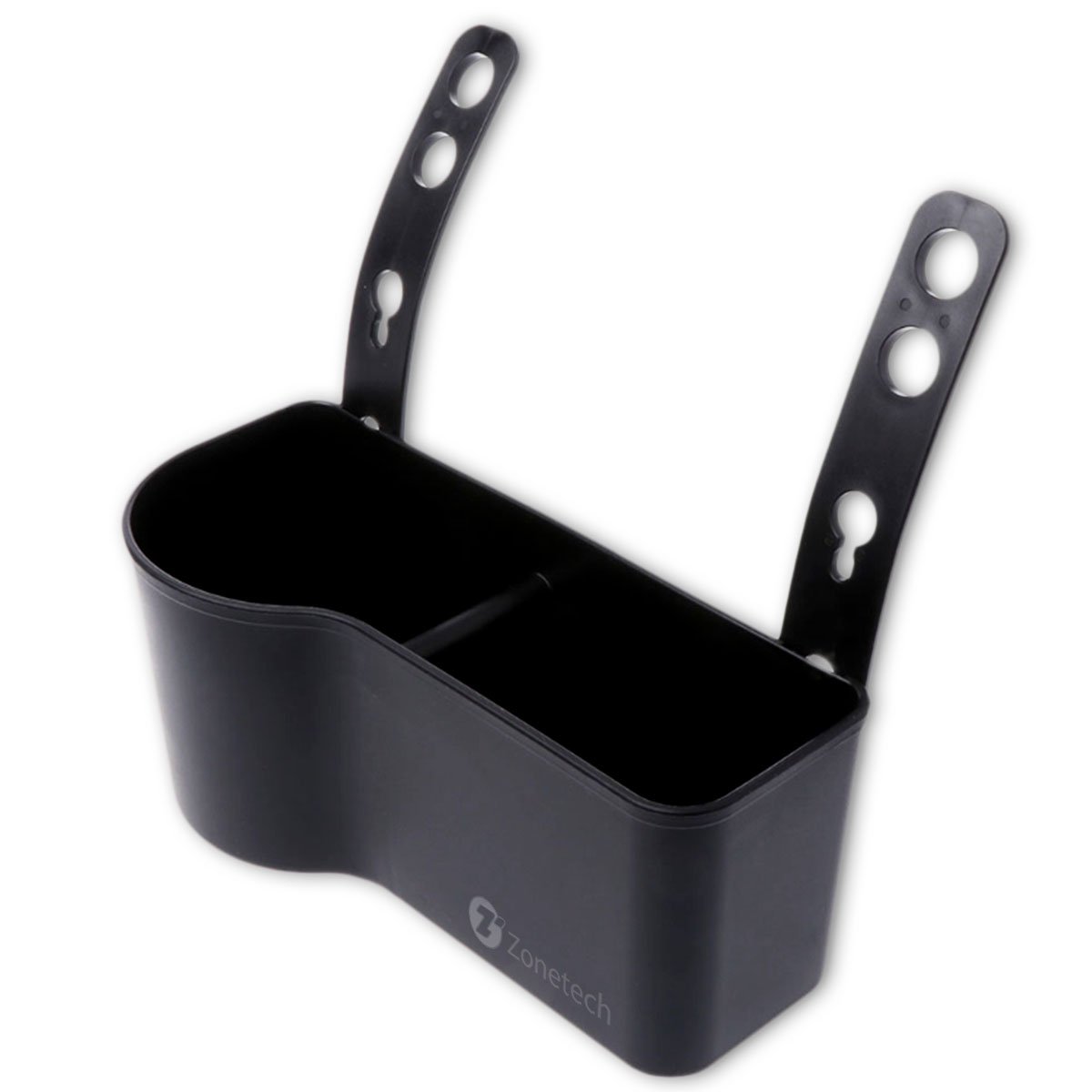 ZONETECHZone Tech Car Headrest Food and Drink Tray Organizer - Classic Black Portable Premium Quality Car Tray for All Your Needs