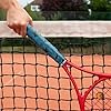 GET A GRIP - Custom Tennis Racket Grip Tape - Anti-Slip/Quick-Drying Tennis Overgrips - Precut Badminton Racket Grip with Finishing Tape - Squash Racket Grip Tapes (Blue Steel, 1 Grip) #4