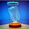 Geschenkelampe Personalisierte Geschenk Zahnarztpraxis 3D Led Lampe Zahnärztin Abschiedsgeschenk für Arbeitskollegen zahnarzthelferin bestanden