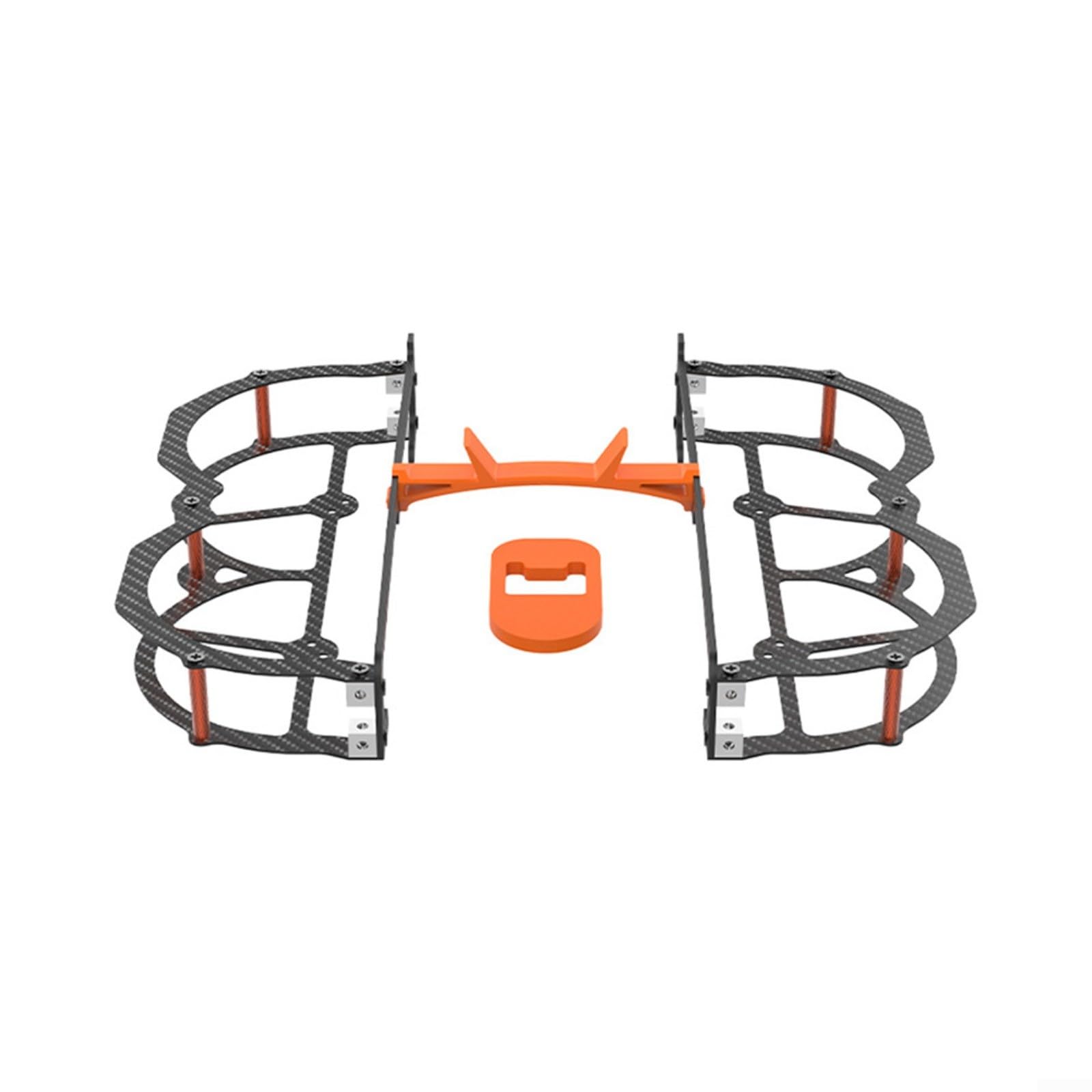Cadre DJI Avata carbone léger avec bouclier anti-collision 360 et protection contre les chocs