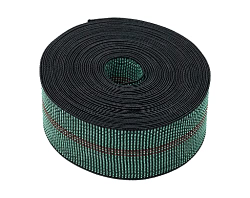 House2Home Webbing for Lawn Chairs and Furniture, Upholstery Webbing to Repair Couch Supports for Sagging Cushions, 3 Inch Wide by 40 Foot Roll 70% Stretch Elastic Chair Webbing Replacement