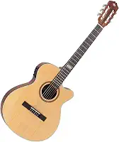Violão Strinberg Sl200c Ns Flat Nylon Elétrico Natural Fosco