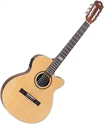 Violão Strinberg Sl200c Ns Flat Nylon Elétrico Natural Fosco