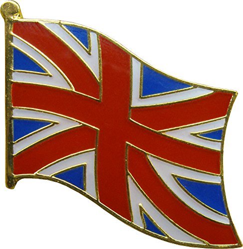 Square Deal Recordings & SuppliesWaving British Union Jack Flag Enamel Pin (England)