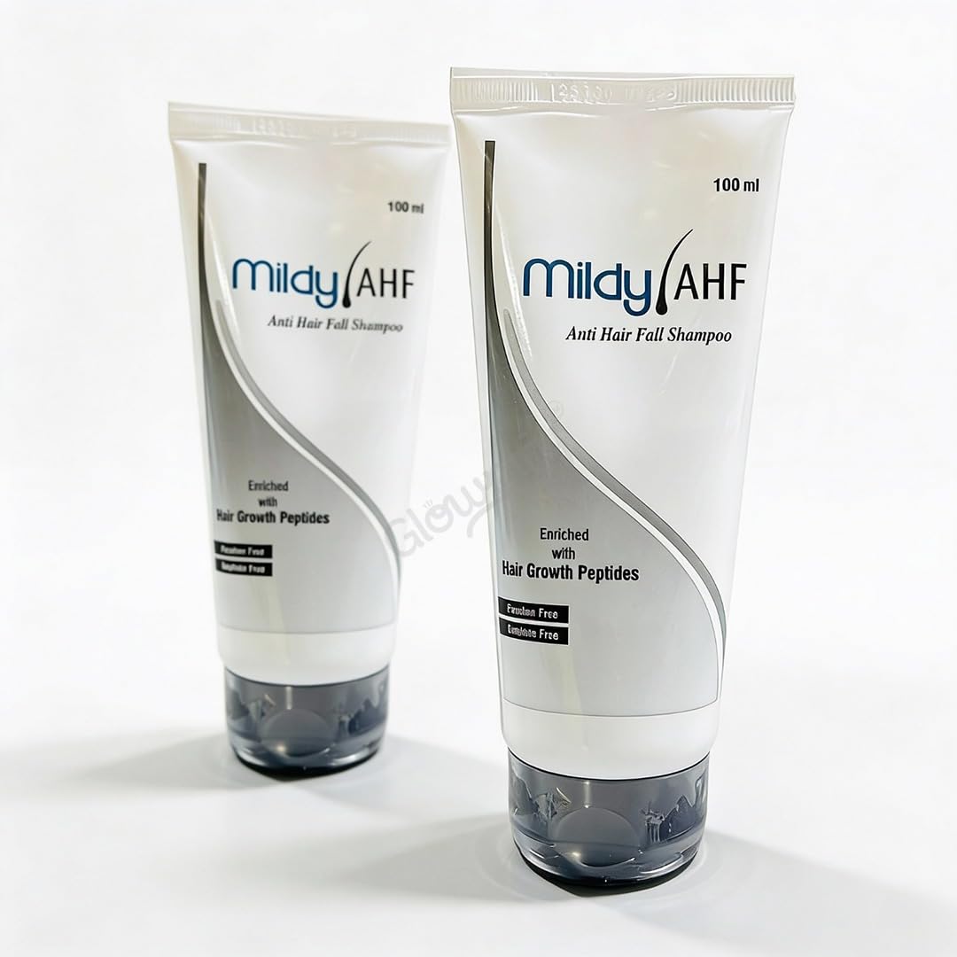 AHF Anti Hair Fall Shampoo, Enriched with Hair Growth Peptides, Paraben Free, Sulphate Free, 100ml (200ml, AHF Shampoo)-image-3
