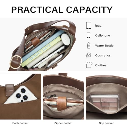 Save on CLUCI Vegan Leather Hobo Bag with Code 3RFIU5Y4 - Image 4