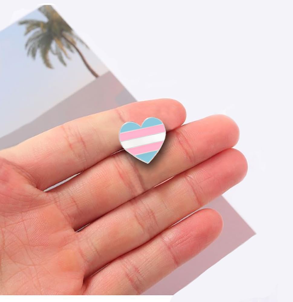 Amazon.co.jp: LGBTプライドレインボーピン - ゲイ - Tran - Bi - パン