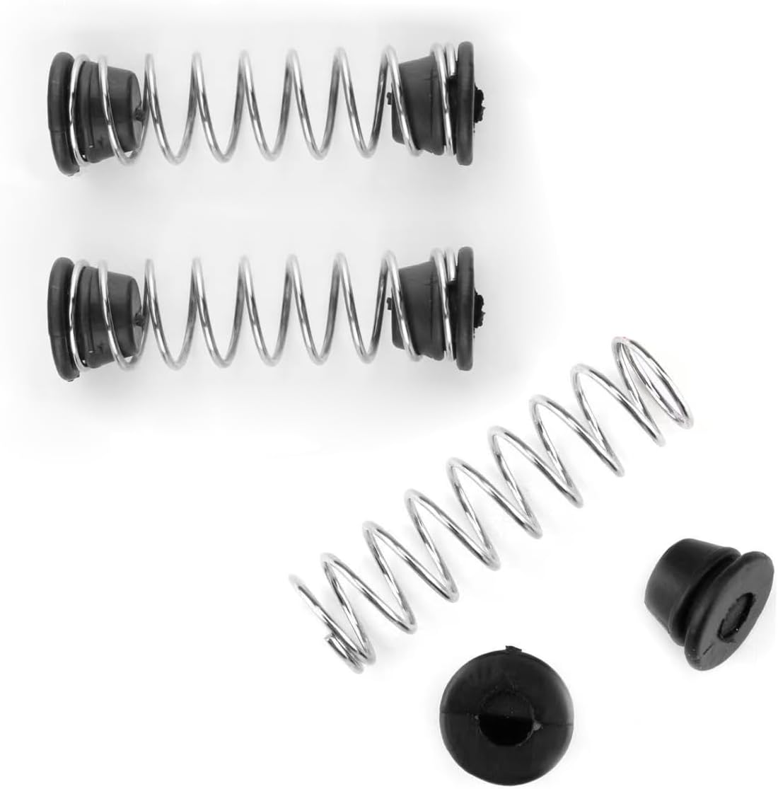 3 Set Precision Pruner Spring Replacement with Rubber Base End Cap for Pruning Shears Garden Pruners Garden Snips Trimming Scissors Clippers Repair Parts 2'' Length 50mm