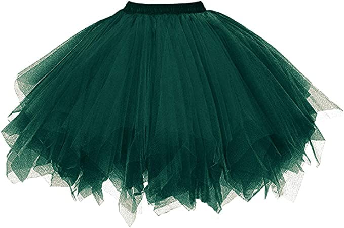 Dressever Damen Tüllrock 50er Rockabilly Petticoat Retro Tutu Ballet...