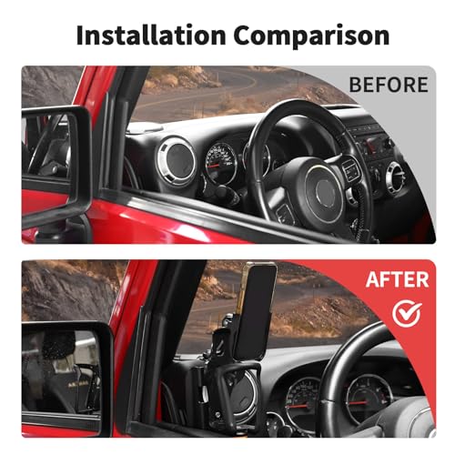 Portavasos para Jeep JK lado conductor 2011-2017 miniatura 2