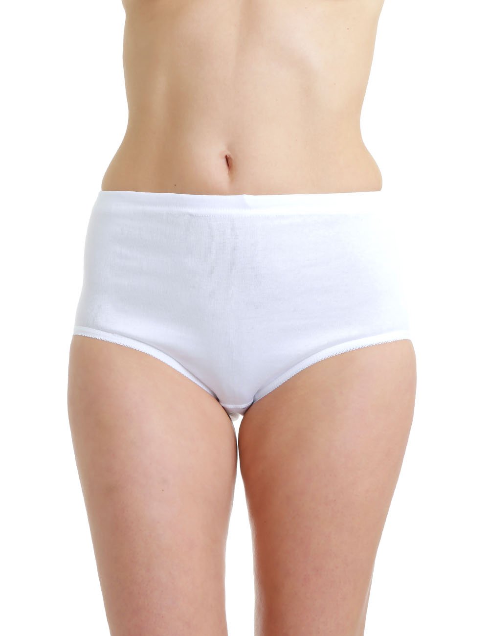 Damen Taillenslip 6er Pack Seamless Stretch Baumwolle
