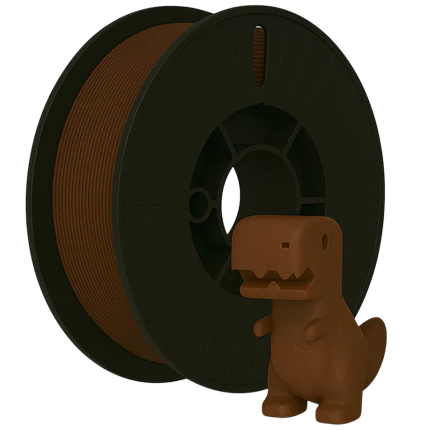 PLA PRO + 3D Printer Filament Roll, 750 grm Net Weight, Great Flexibility, Eco-Friendly, High Rigidity, Biodegradable, Low Warping Output, 1.75mm Diameter, Ideal for DIY Makers (Brown)-image-11