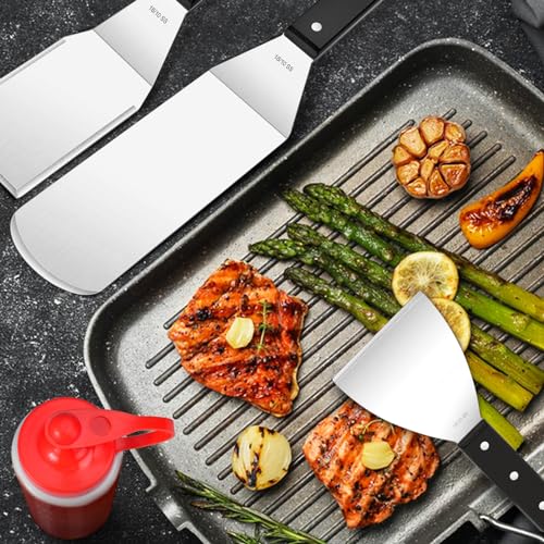 Set de espátulas para parrilla de acero inoxidable Leonyo 18/10 miniatura 7