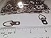 100 Heavy Duty Single Hole D Ring / Triangle Strap Hanger w/ Screws