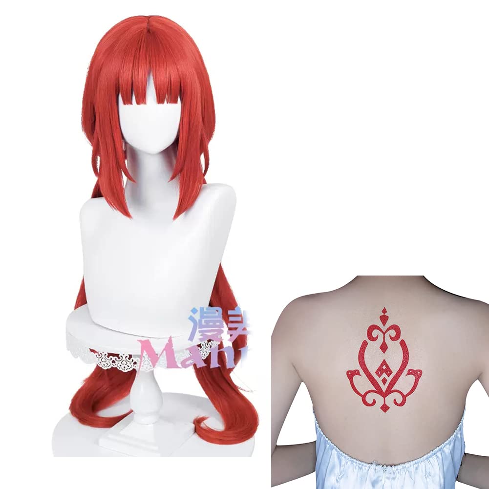 Amazon.co.jp: 原神 ニィロウ タトゥーシール コスプレウィッグ かつら