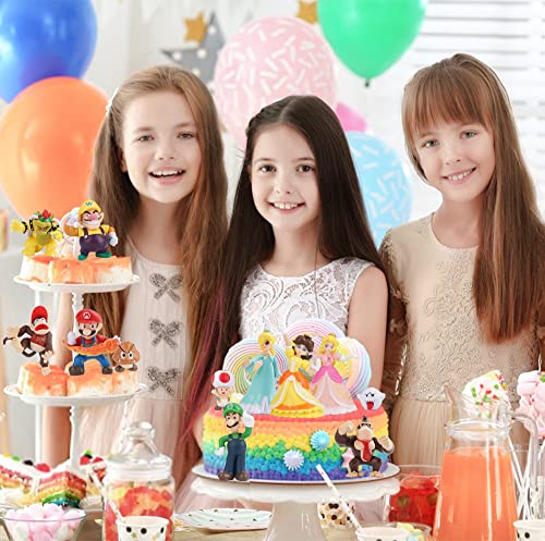 Cake Topper 18 Pezzi, Topper Torta Compleanno