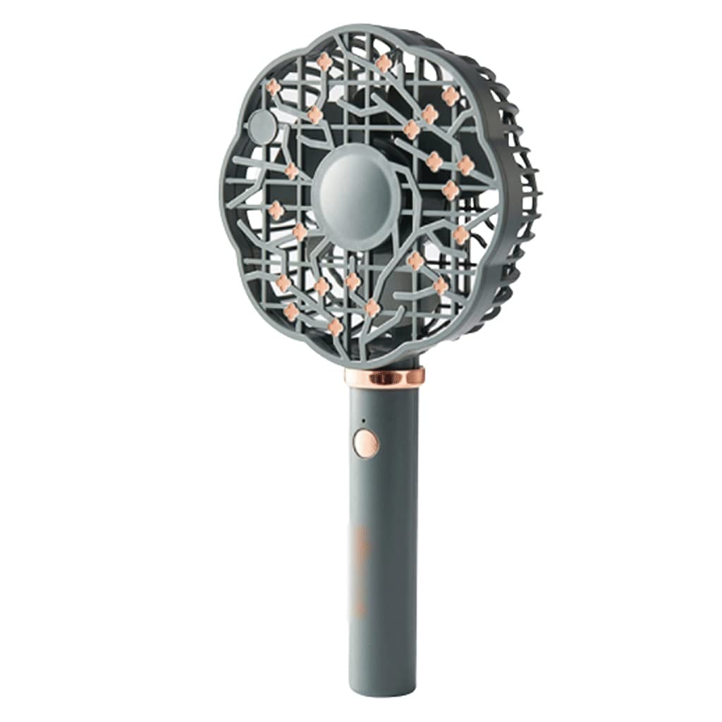 Vento Potente Ventilatore Portatile, Piccola Ventola da scrivania, Portatile USB Ventilatore con 3 velocità Vento Forte per Esterno/casa/Camera da Letto/Ufficio, Verde Super Silenzioso