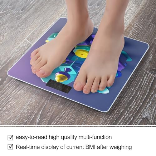 Báscula Digital de Baño Interesantes Formas con Pantalla LCD Grande miniatura 5