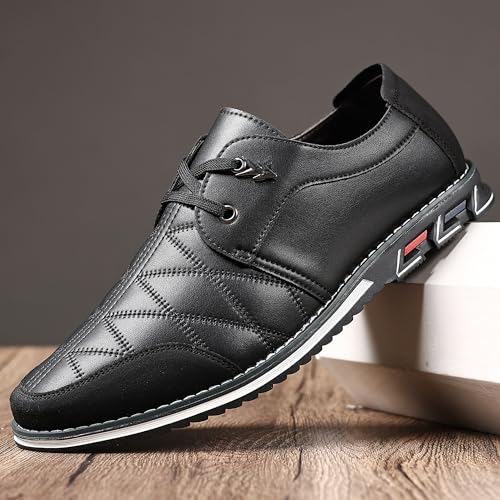 Image of COSIDRAM Mens Casual Shoes Fashion Sneakers Dress Shoes for Men Walking Shoes Business Office Comfort Loafers