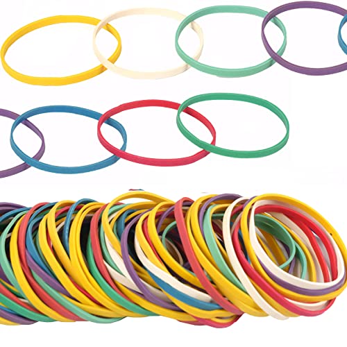 AIWOQI Rubber Bands 250pcs size #33 rubber band size 33 colors Elastic Band rubber Bands Blue green purple yellow white red for Office School Home Strong Loop Office Supplies - Thumbnail 5