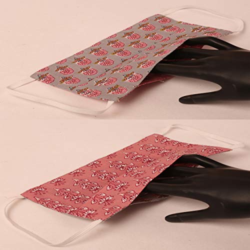 Image of Touchstone Filter pocket nose bridge double layer anti-pollution smog smoke cold cough protective cotton face mask Reusable Machine Washable for men, women.