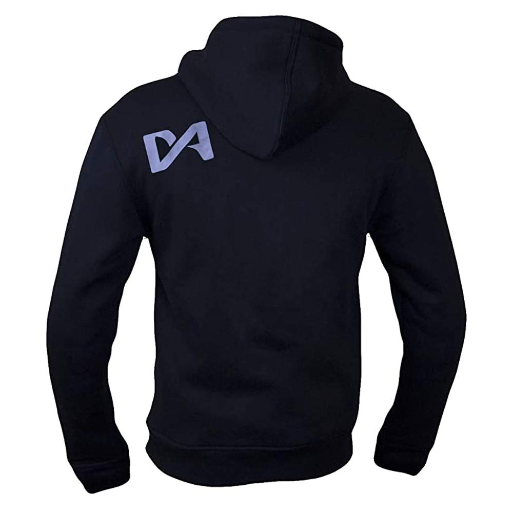 DFNDR Dapper Defender Full Zip Smart Armored Hoodie Perfect for Summer Black, L