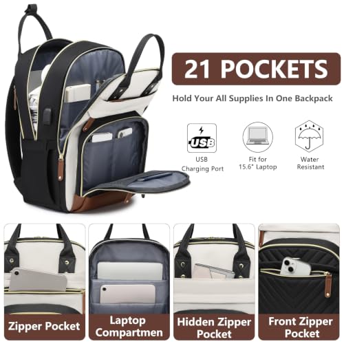 Laptop-Backpack-for-Women-Work-Bag-156-Travel-Bookbag-with-USB-Charger