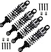 65mm Aluminum rc shock absorber damper Replacement A949-55 for 1/18 wltoys a959 a969 a979 k929 upgraded parts 4pcs/setï¼ˆTitaniumï¼‰