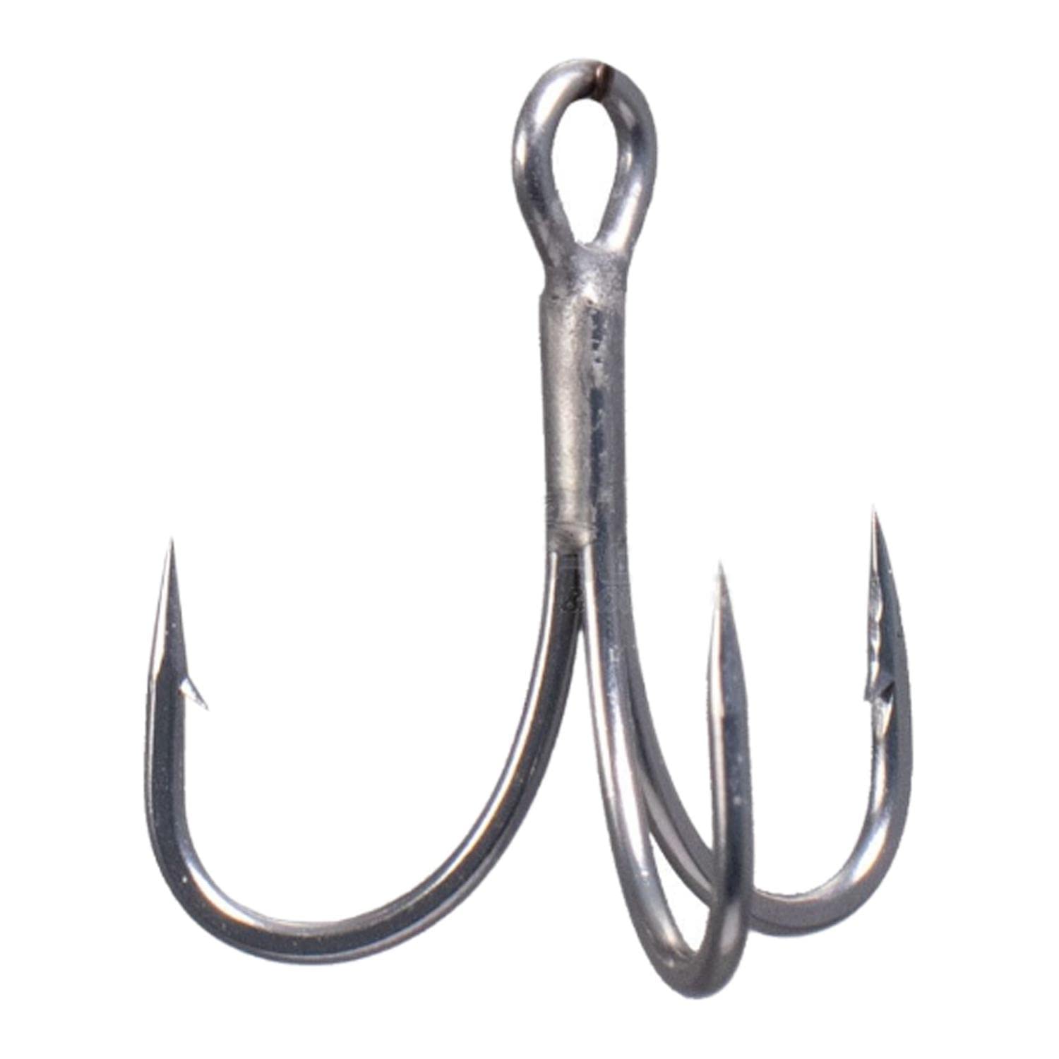 BKK FANGS-62 Treble Hook | 2X | Saltwater Ultra-Antirust Coating | Needle Point | O’Shaughnessy Bend