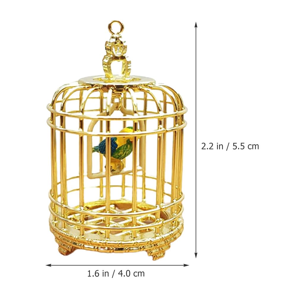 金属製 ゴールド 鳥かご Amazon | Milisten ミニチュア鳥かご 金属製 1:12 ゴールデンカラー