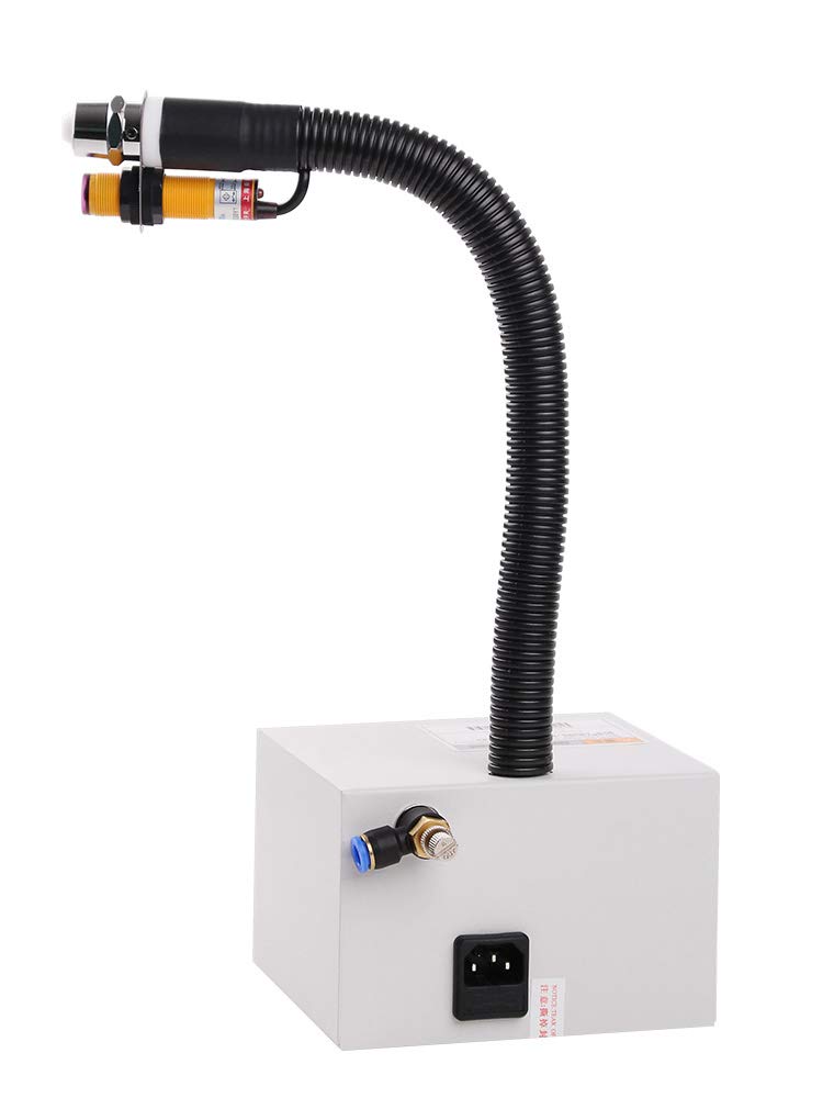Hanchen Eliminador de Estática de Inducción Automática Serpiente de Aire Ionizante Industrial Ionizador Antiestático para Eliminar la Electricidad Estática y el Polvo