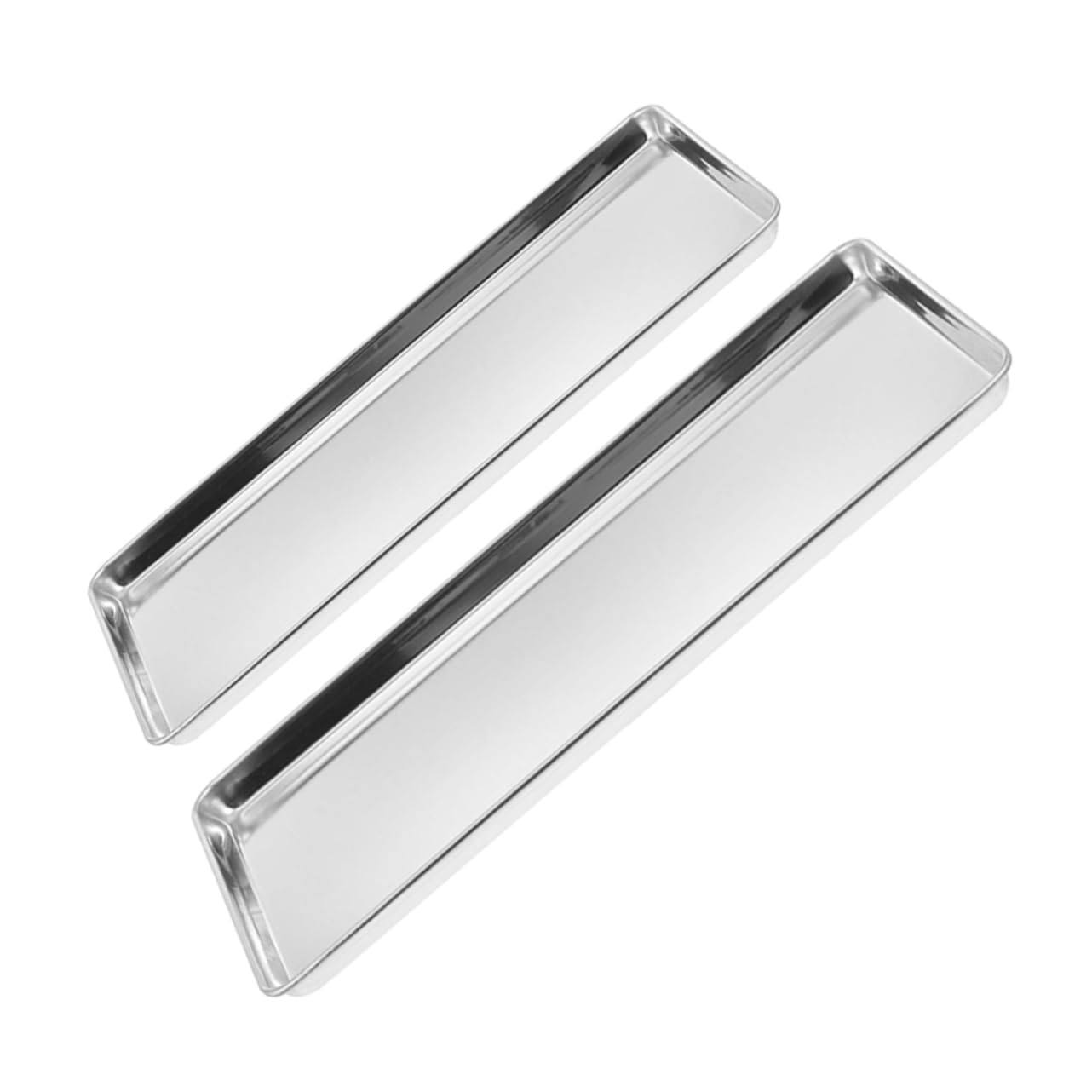 Vassoio In Acciaio Inox HENDI 395x283mm - Per Vetrine Refrigerate, Catering, Sandwich - Foto 2
