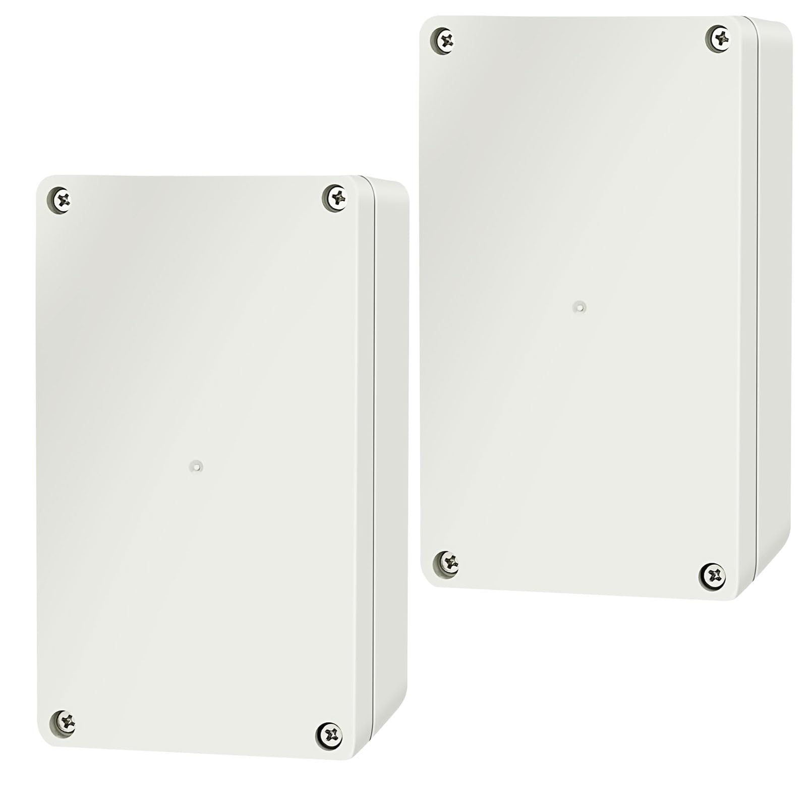 Junction Box, 2 Pieces Junction Box, Waterproof IP65 Junction Box, ABS Electrical Connection Boxes, DIY Plastic Case