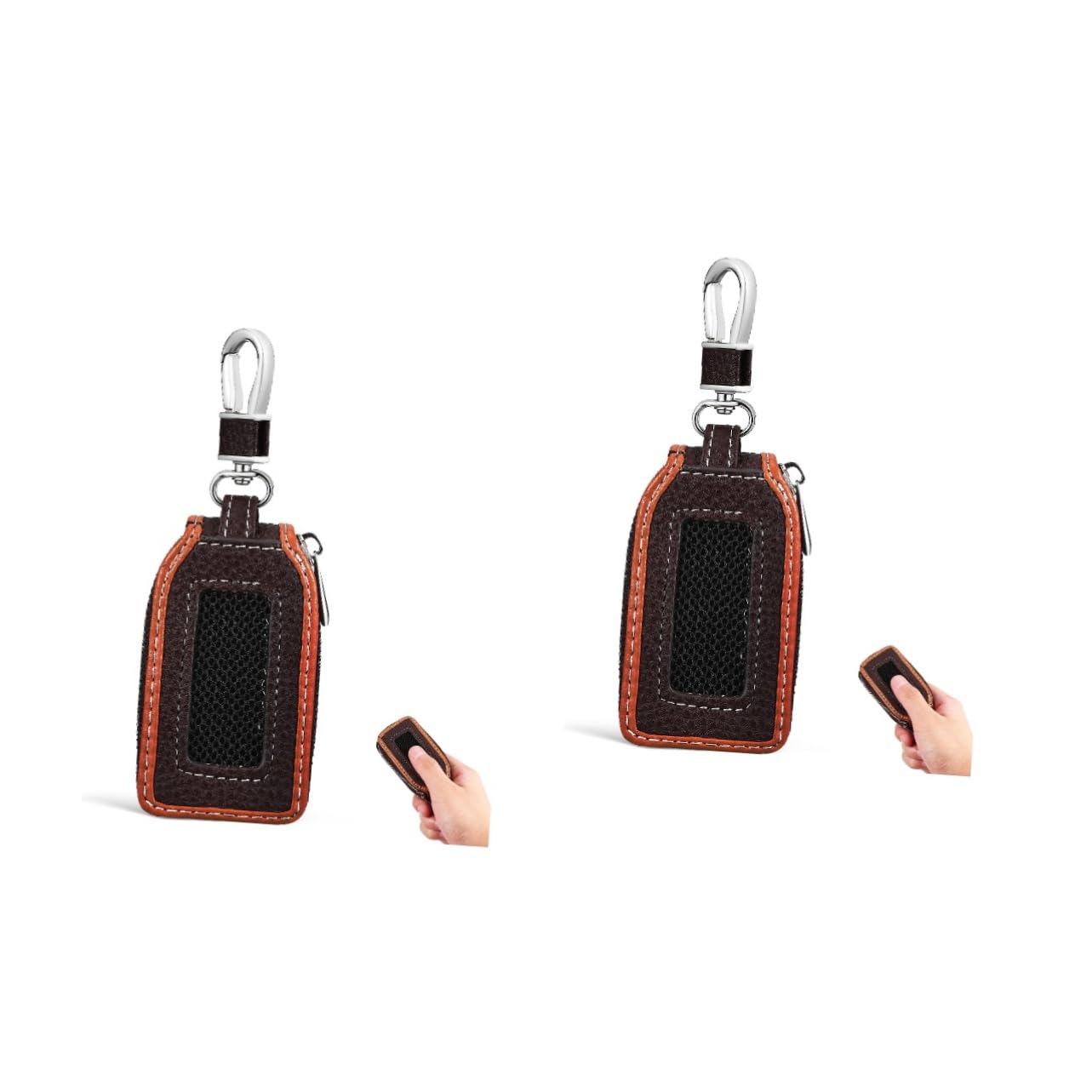 Protection étanche Zerodeko : lot de 2 coques de clé en PU durable et facile à nettoyer