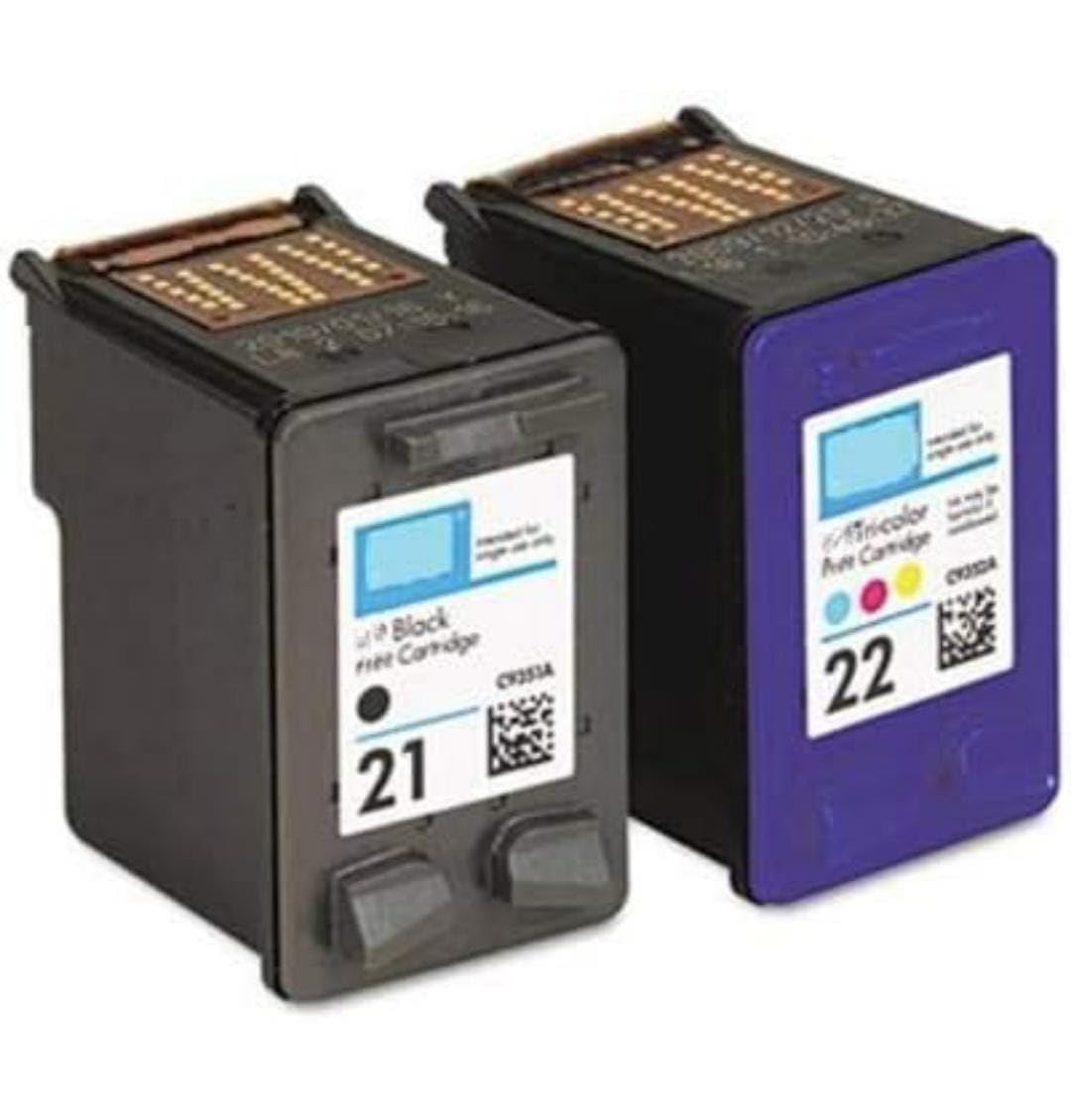 Kavyatech 21 & 22 Combo Ink Cartridge for 915,3940,D2360,D2460,F380,F4185,4355,J5508 Black + Tri Color Combo Pack Ink Cartridge-image-37