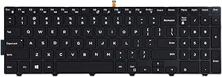 Keyboard Replacement for Dell inspiron 15 3000 5000 3541 3542 3543 3551 3552 3558 3593 5542 5545 5547 5755 5551 5558 5552 5758 5759 5559, inspiron 17 5000 5748 5749 5755 5758 5759 Laptop with Backlit