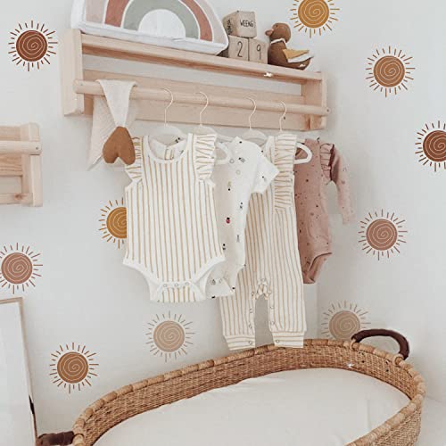 JINGQIANLIU Cute Sun Wall Stickers for Kids DIY Decorative Art Decor Nursery Removable Vinyl Sticker Bedrooms, Baby Room