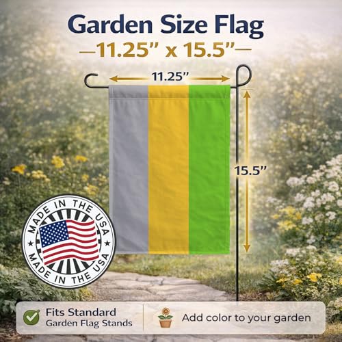 Drapeau de jardin LithRomantic Pride CK8003GF décoration extérieure multicolore - 4
