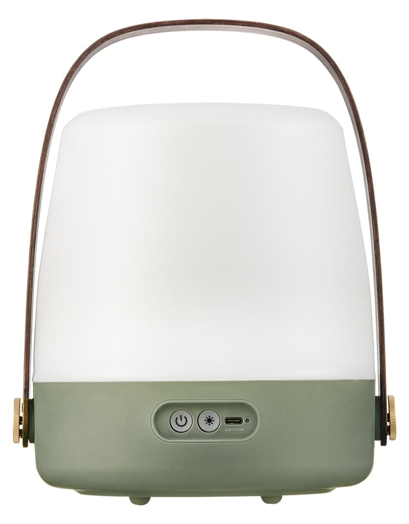 Kooduu - Lite-up Portable Lamp - Dimmable Light, Rechargeable via USB - Indoor and Outdoor Use in The Living Room, Bedroom, Nursery, Balcony, Garden or Patio, Petroleum Green