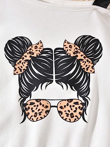 SHENHE Girl's Graphic Print Cut Out Shoulder Asymmetrical Cute Sweatshirt Pullover Top4