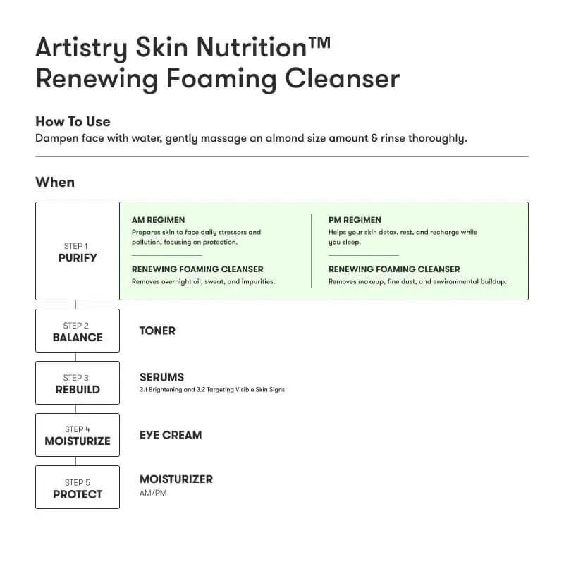 Art Stry Skin Nutrition Renewing Foaming Cleanser, 125ml - Image 7