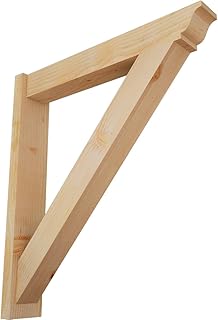 6"W x 34"D x 38"H Traditional Traditional Rough Sawn Outlooker, Douglas Fir