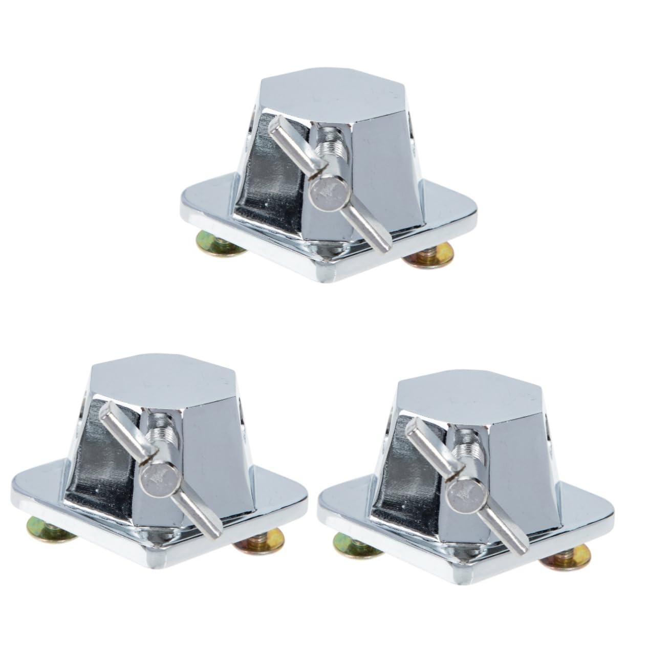 3pezzi Base Per Tom Percussion Instrument Di Facile Da Installare Accessorio Per Batteria Sostituzione Per Gambe Di Tamburo Compatto e Leggero Per Performance e Pratica