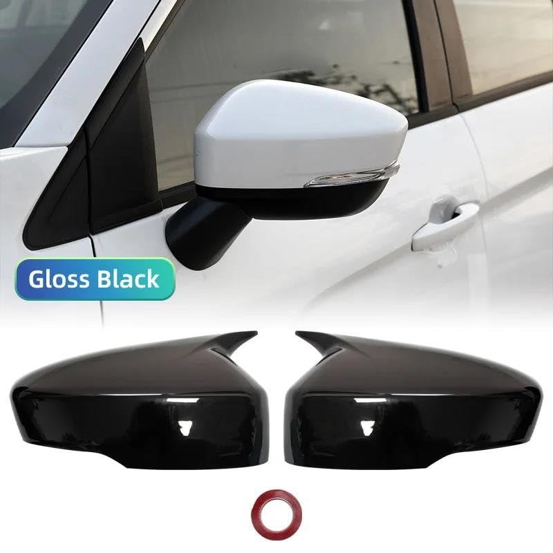 Coque de rétroviseur extérieur autocollant protection Eclipse Cross 2018-2023 Gloss Black
