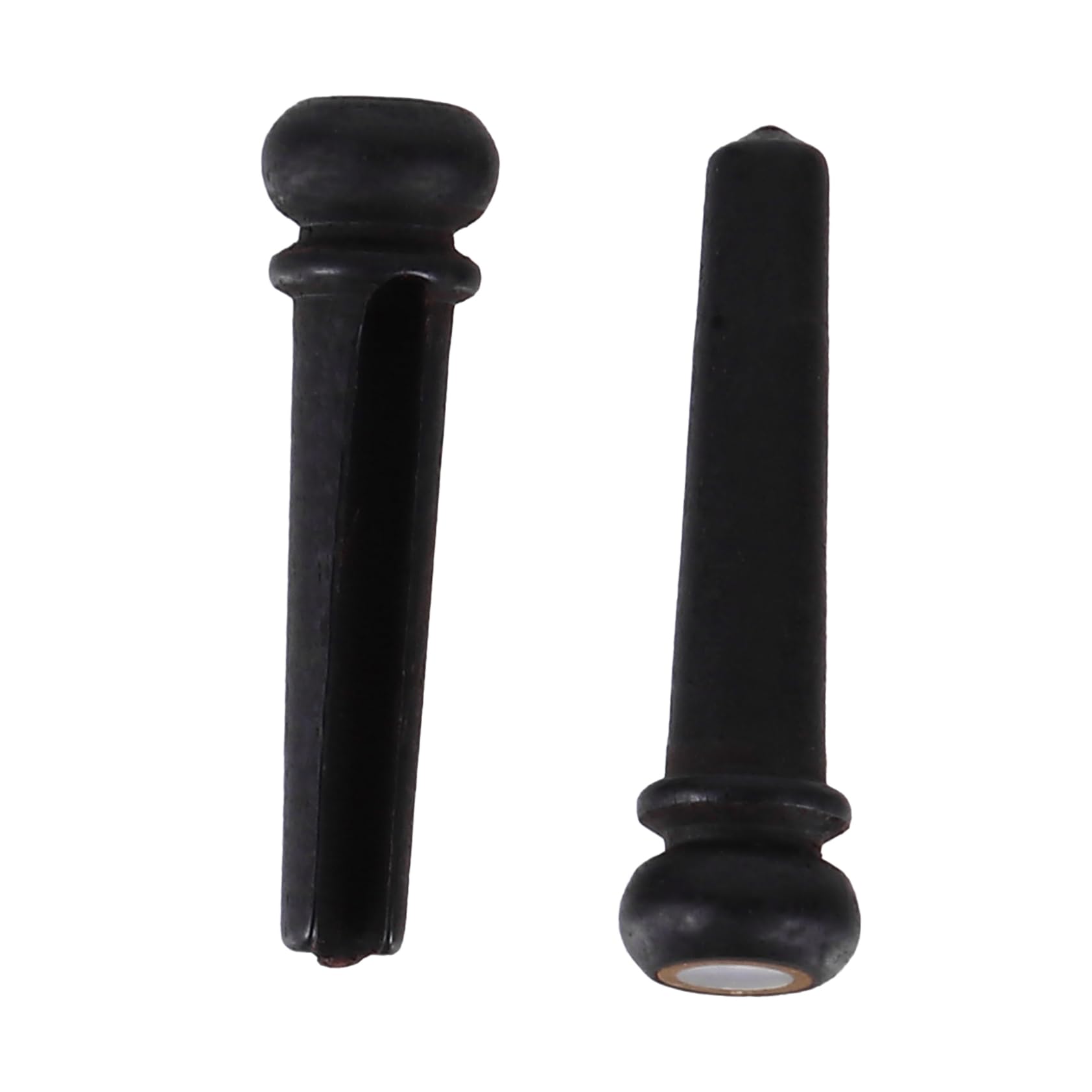 Yardwe Acoustic Guitar Bridge Pin Set Ebony String Cone Guitar Bridge Pins Replacement String