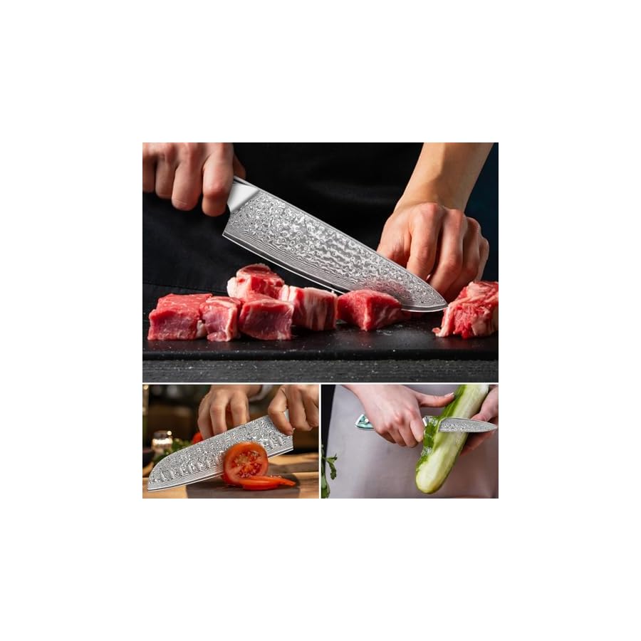 KEENZO-Damascus-chef-knife-set-3-pcsProfessional-kitchen-knives-setChefSantokuUtility-Knives-3pcskitchen-knife-setJapanese-hand-forged-VG-10-steel-cooking-knife-set KEENZO Damascus chef knife set 3 pcs,Professional kitchen knives,Chef+Santoku+Utility Knives 3pcs,kitchen knife set,Japanese hand forged VG-10 steel cooking knife set