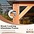YOLENY 12' x 14' Ultra-Thick Columns and Beams Hardtop Gazebo, Metal Gazebo with Faux Wood Grain Aluminum Frame, Dual Material Double Roof, Outdoor Patio Gazebo Pergolas with Netting and Curtains