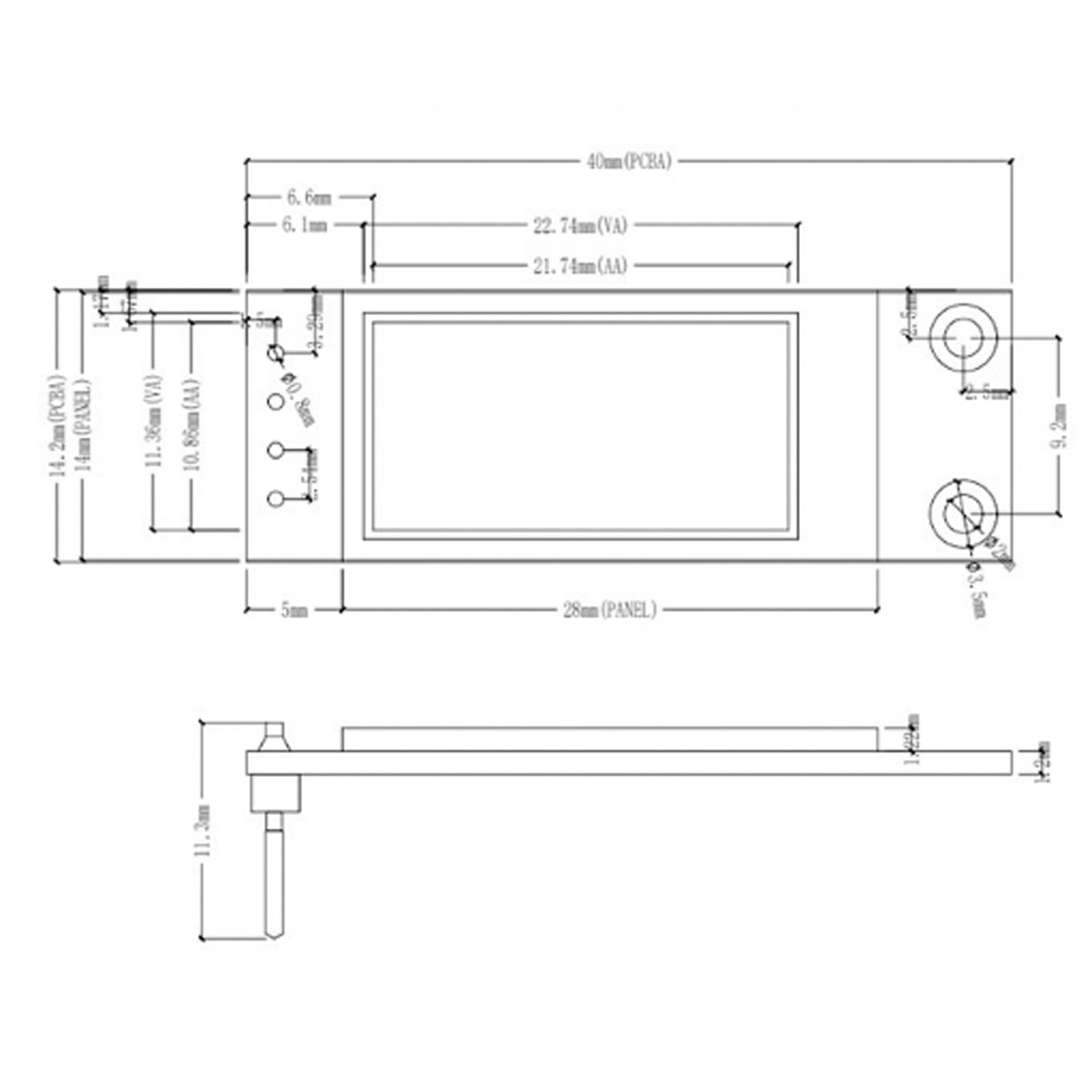 3 szt. moduł wyświetlacza OLED LCD 0,91 cala | IIC 128 × 32 wyświetlacz LCD kompatybilny z Arduino i innymi mikrokontrolerami, 3,3 V, niebieski