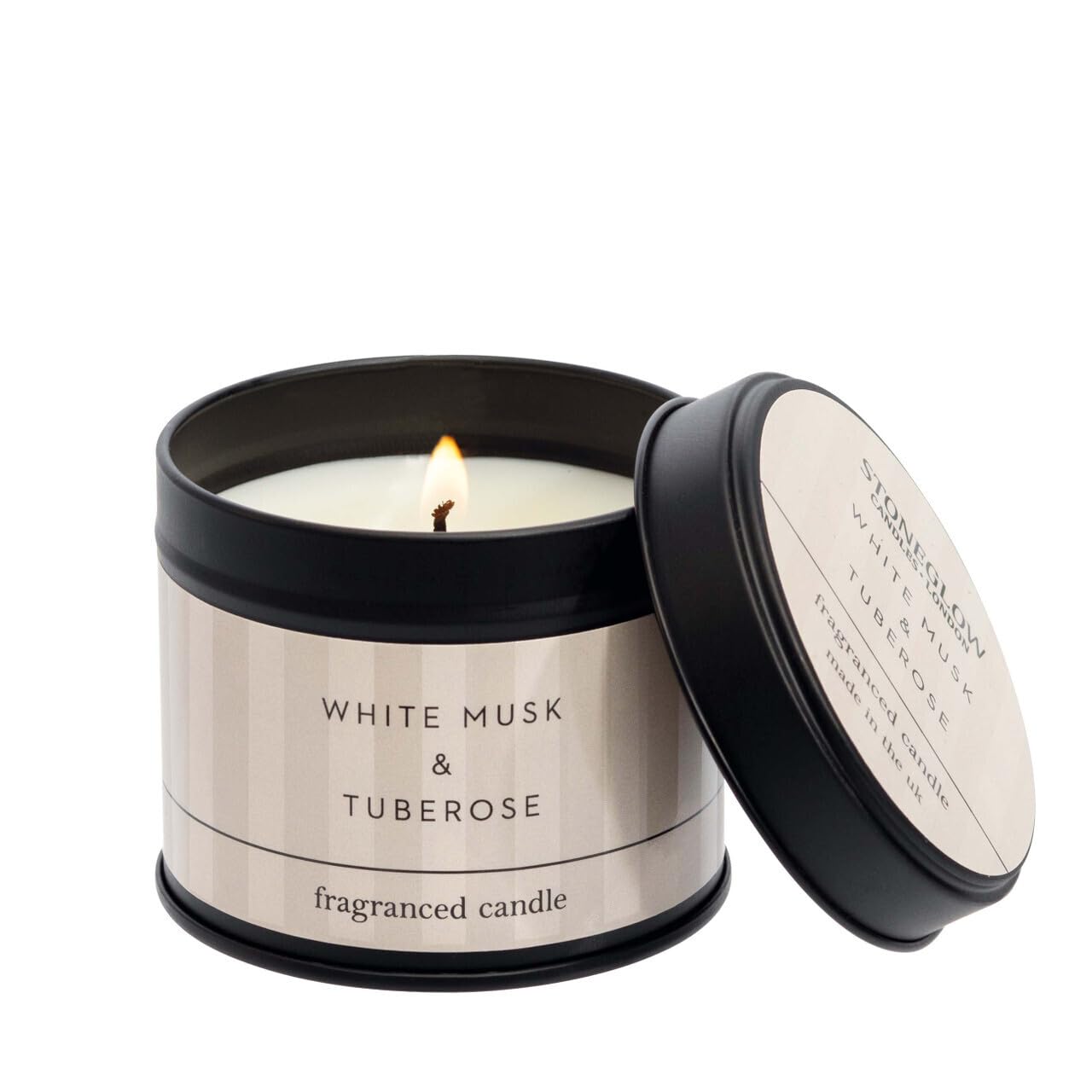 Stoneglow - Modern Classics - White Musk & Tuberose - Candle Tin New