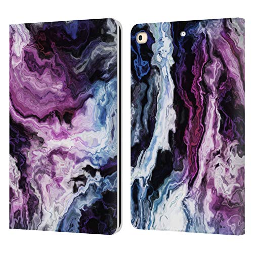 Coque iPad 9.7 2018 Haroulita en cuir marbré : l'alliance fine de l'art et de la sécurité